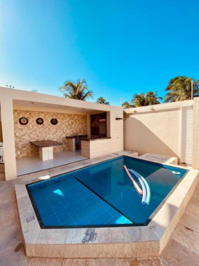 Casa em flecheiras com piscina